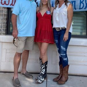 Red Sleeveless Mini Dress